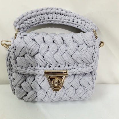 Woven Chain Crossbody Bag