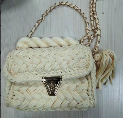 Woven Chain Crossbody Bag
