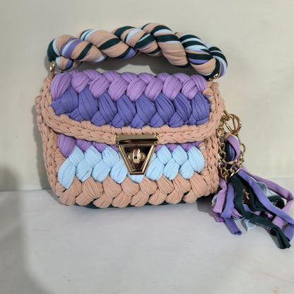 Woven Chain Crossbody Bag