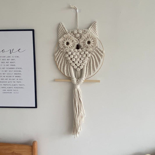 Woven Cotton Rope Tapestry