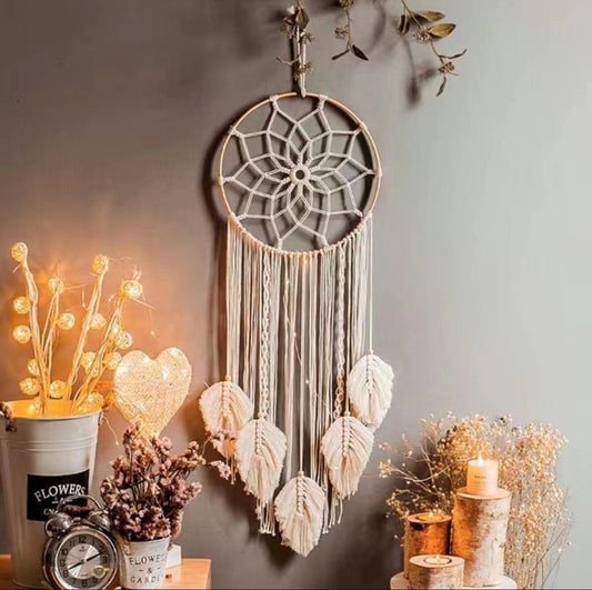 Woven Cotton Rope Tapestry