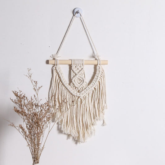 Woven Cotton Rope Tapestry