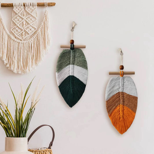 Woven Cotton Rope Tapestry