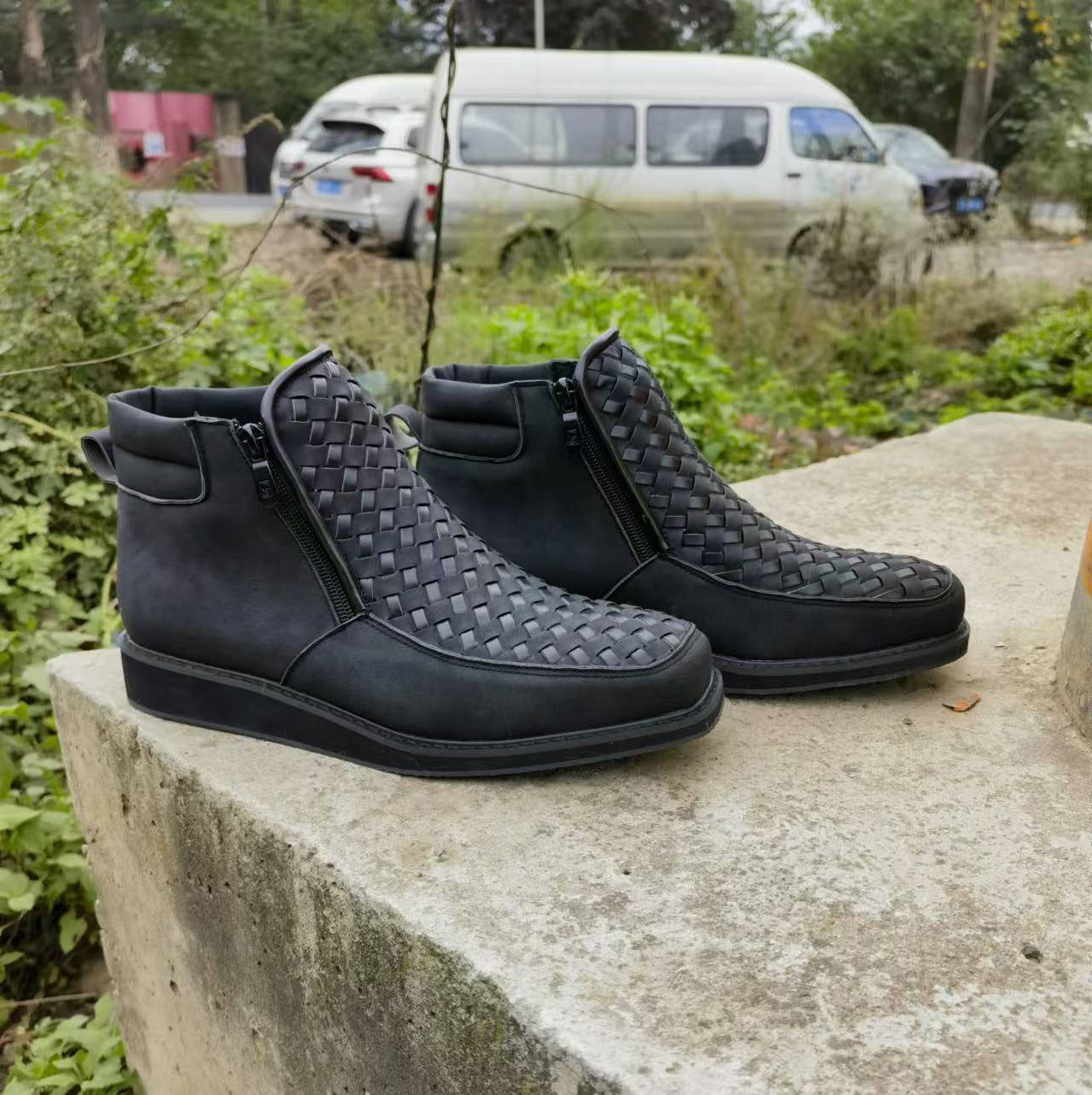 Woven Cowboy Boots