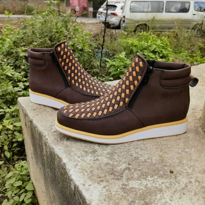 Woven Cowboy Boots