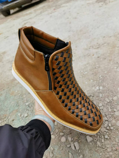 Woven Cowboy Boots