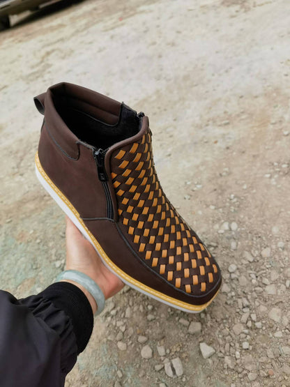 Woven Cowboy Boots