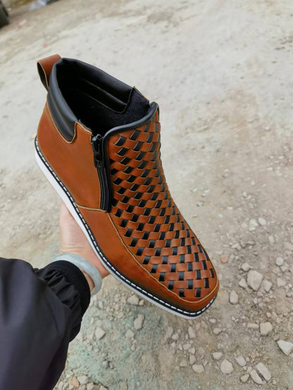 Woven Cowboy Boots