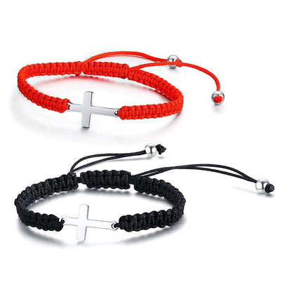Woven Cross Bracelet