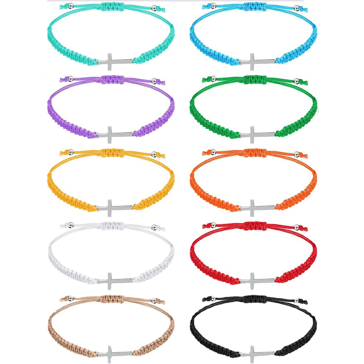 Woven Cross Bracelet