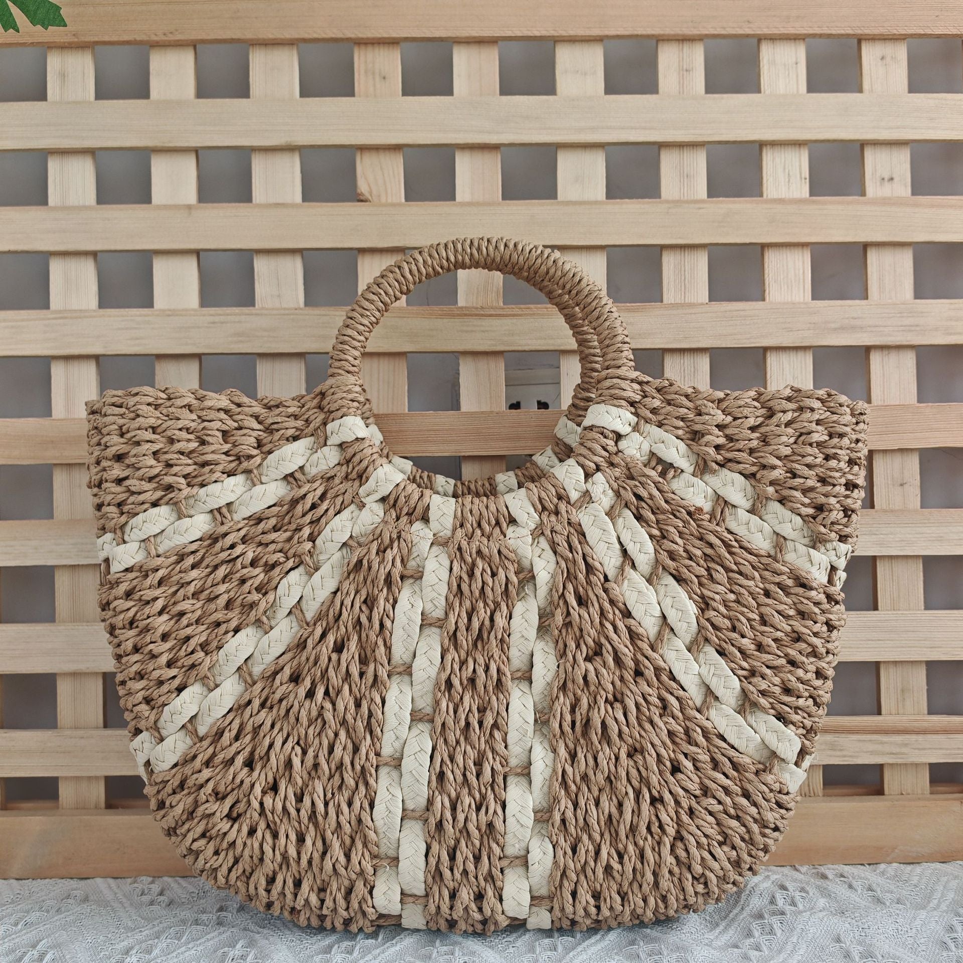 Woven handbag