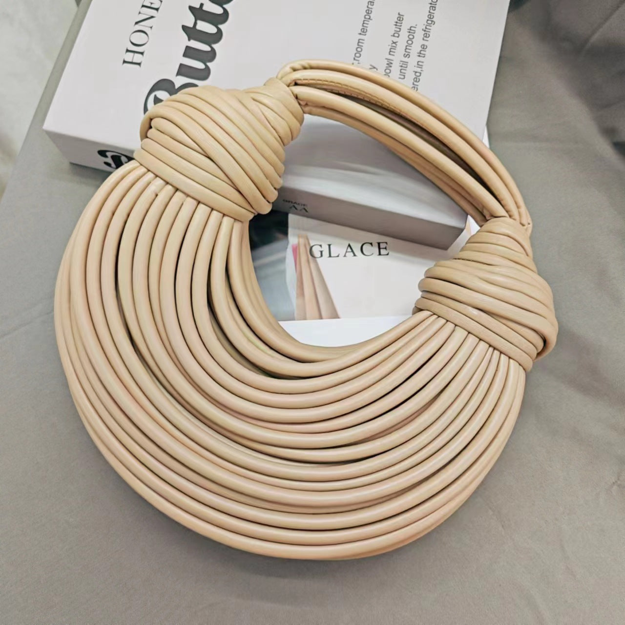 Woven handbag