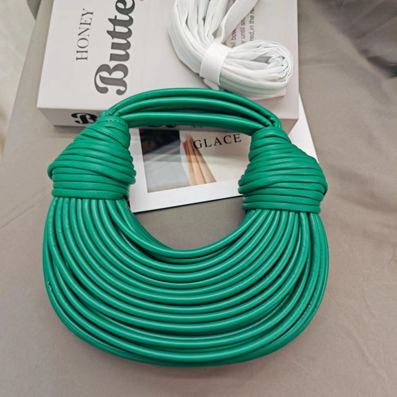Woven handbag