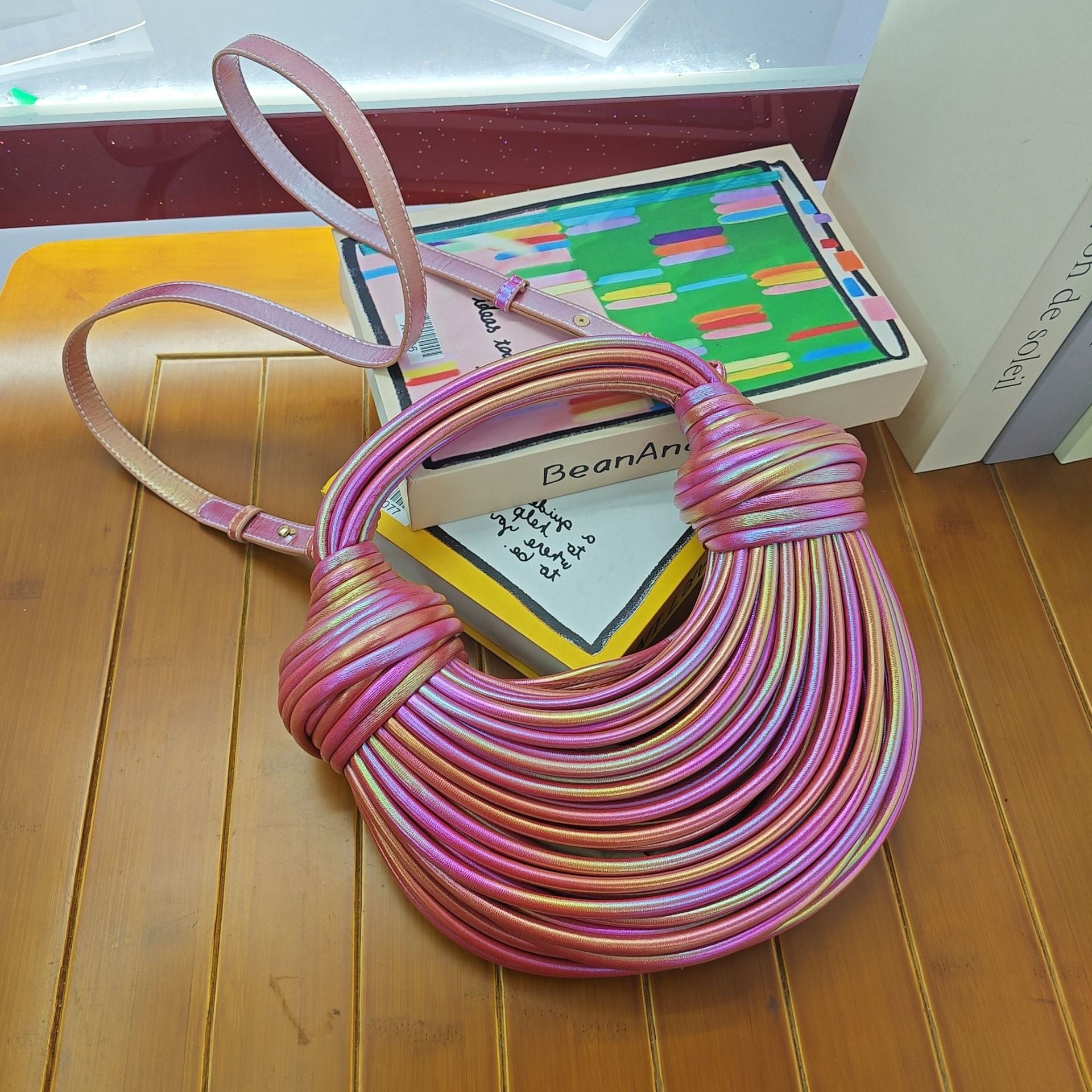 Woven handbag
