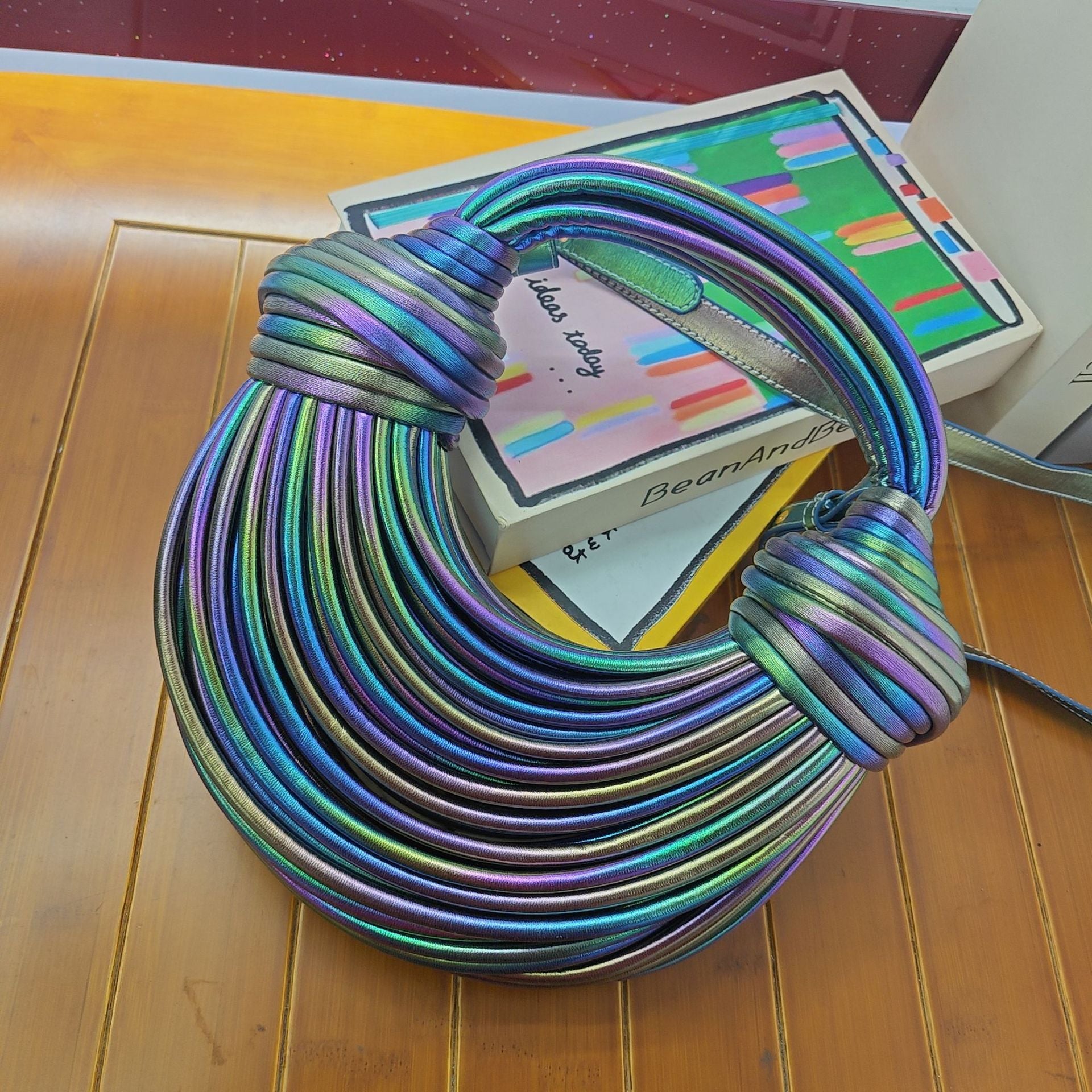 Woven handbag