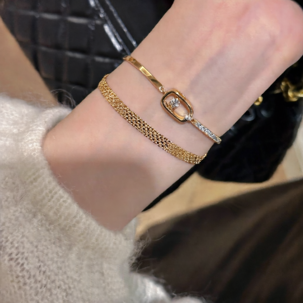 Woven Metal Bracelet
