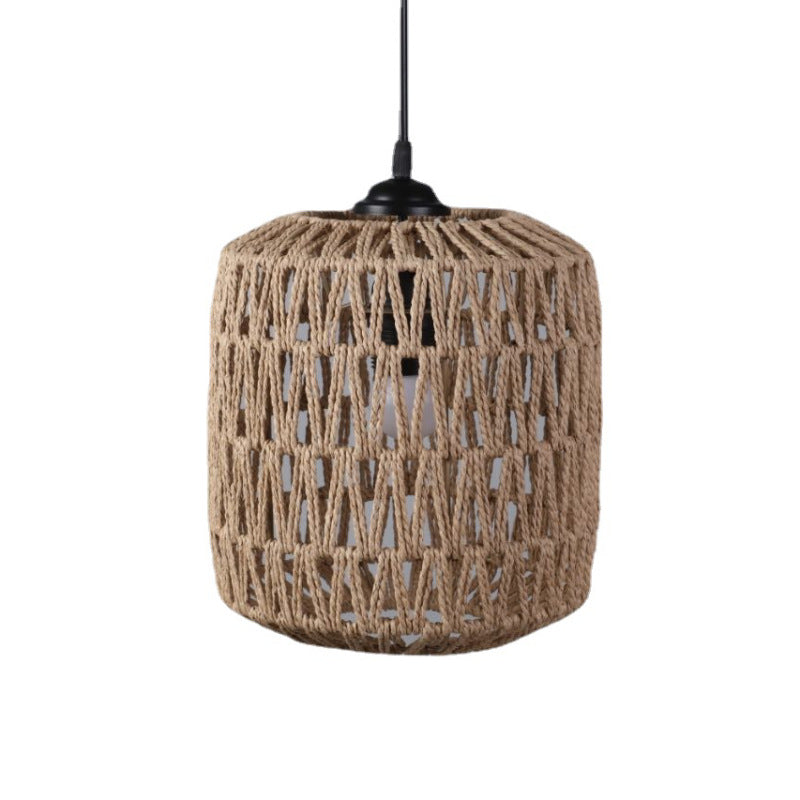 Woven Paper Rope Chandelier Lampshade