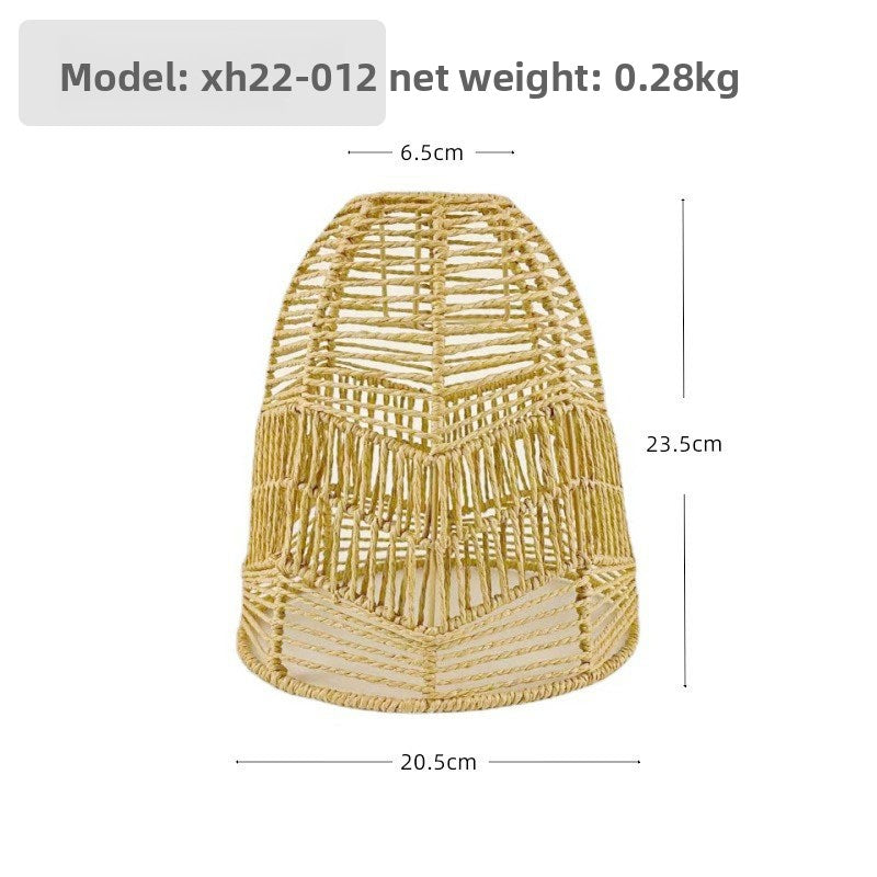 Woven Paper Rope Chandelier Lampshade