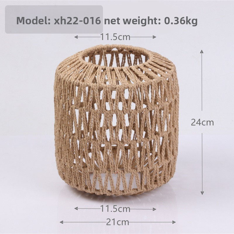 Woven Paper Rope Chandelier Lampshade