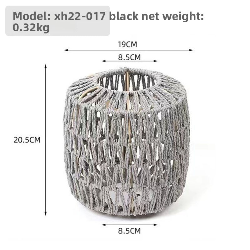 Woven Paper Rope Chandelier Lampshade