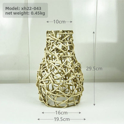 Woven Paper Rope Chandelier Lampshade