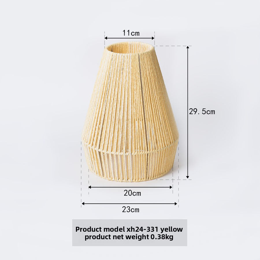 Woven Paper Rope Chandelier Lampshade
