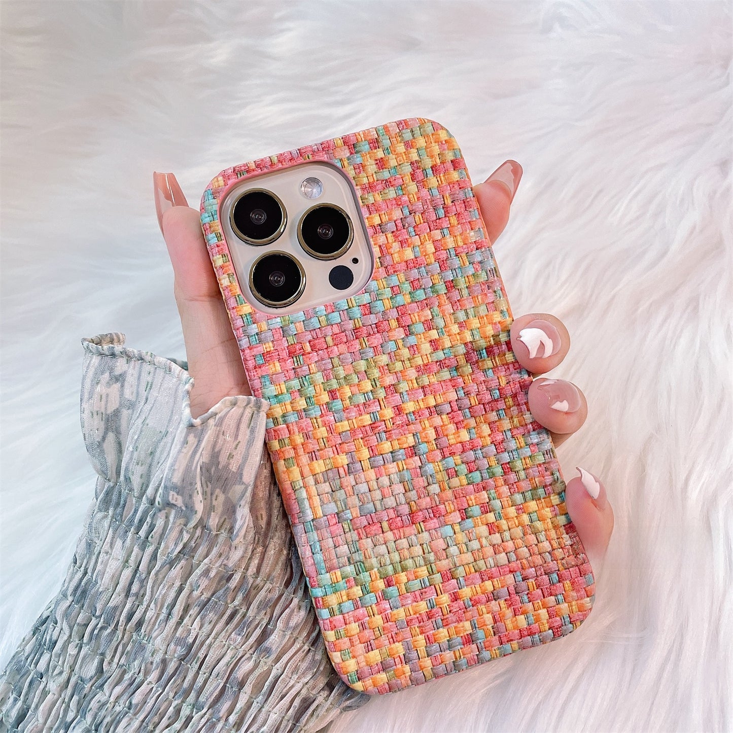 Woven Pattern iPhone Case