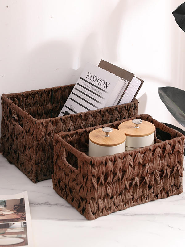 Woven Rattan Storage Box