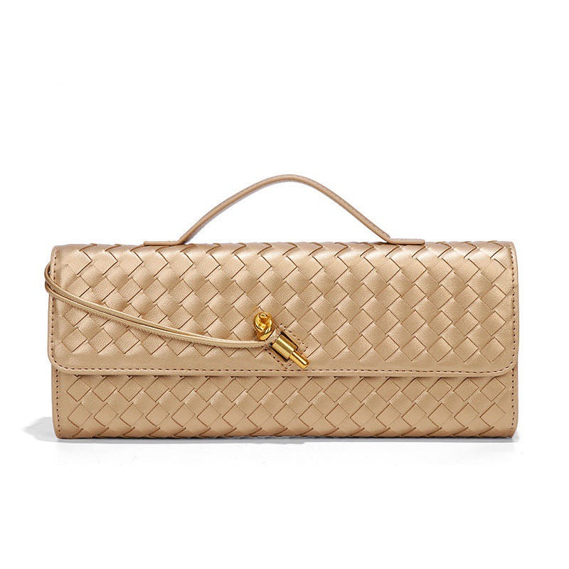 Woven Single Shoulder Evening Crossbody Bag