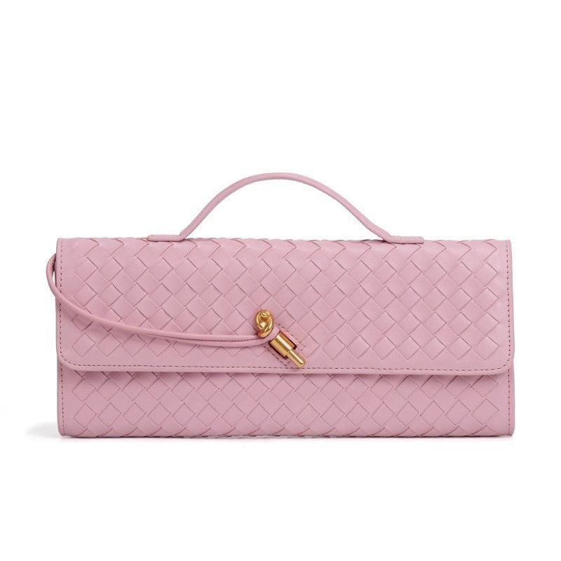 Woven Single Shoulder Evening Crossbody Bag