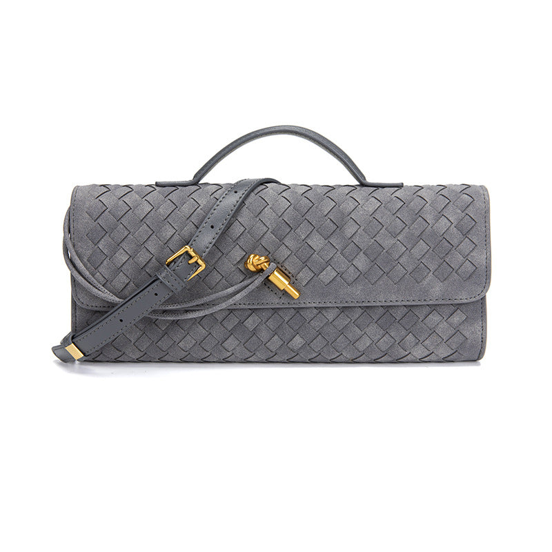 Woven Single Shoulder Evening Crossbody Bag