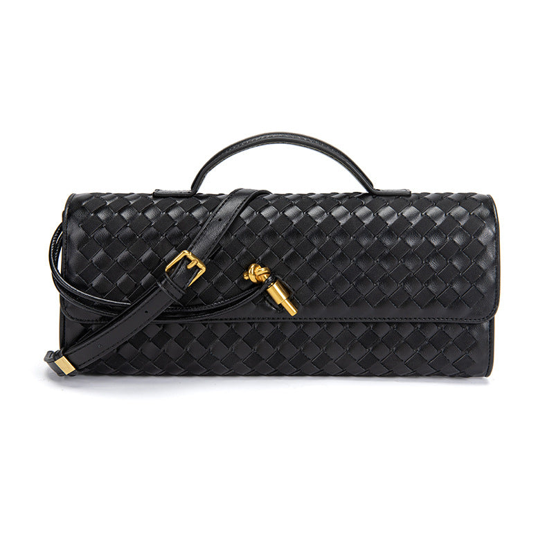 Woven Single Shoulder Evening Crossbody Bag