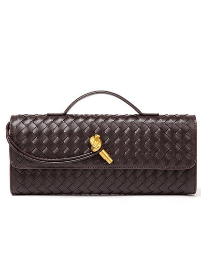 Woven Single Shoulder Evening Crossbody Bag