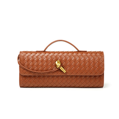 Woven Single Shoulder Evening Crossbody Bag