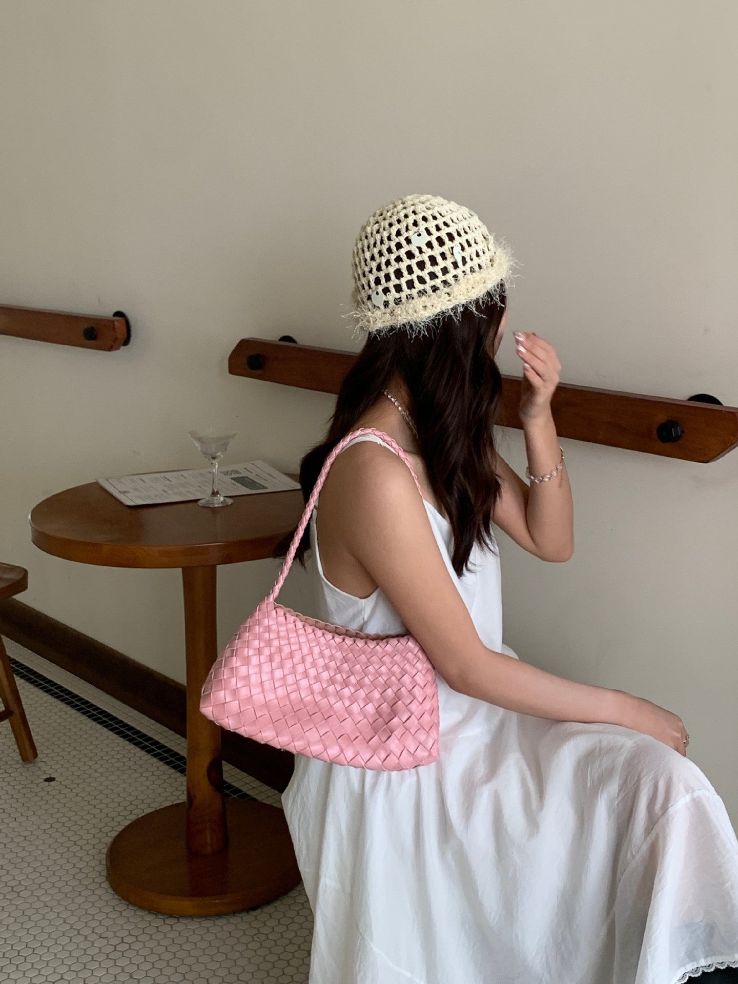 Woven Single Shoulder Handbag