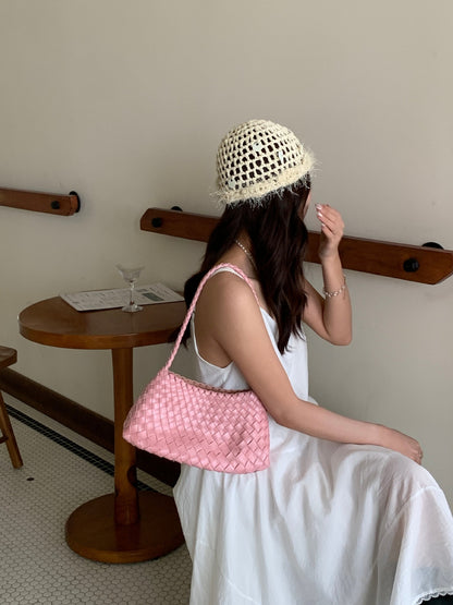 Woven Single Shoulder Handbag