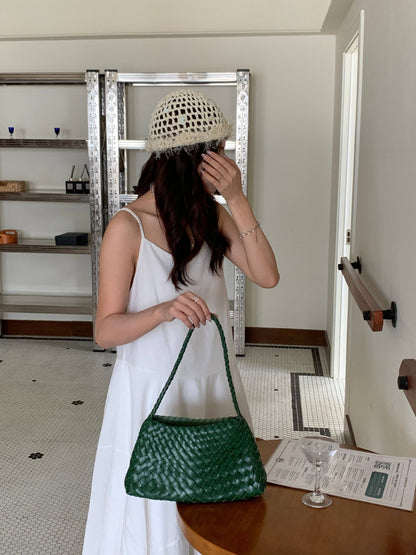 Woven Single Shoulder Handbag