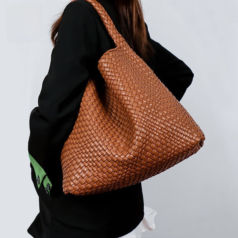 Woven Single Shoulder Handbag