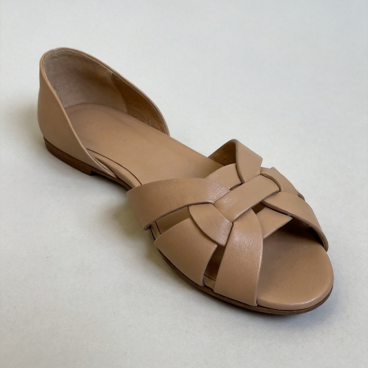 Woven Slip-On Flat Shoes