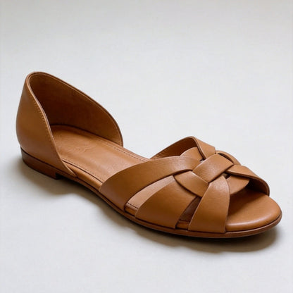 Woven Slip-On Flat Shoes