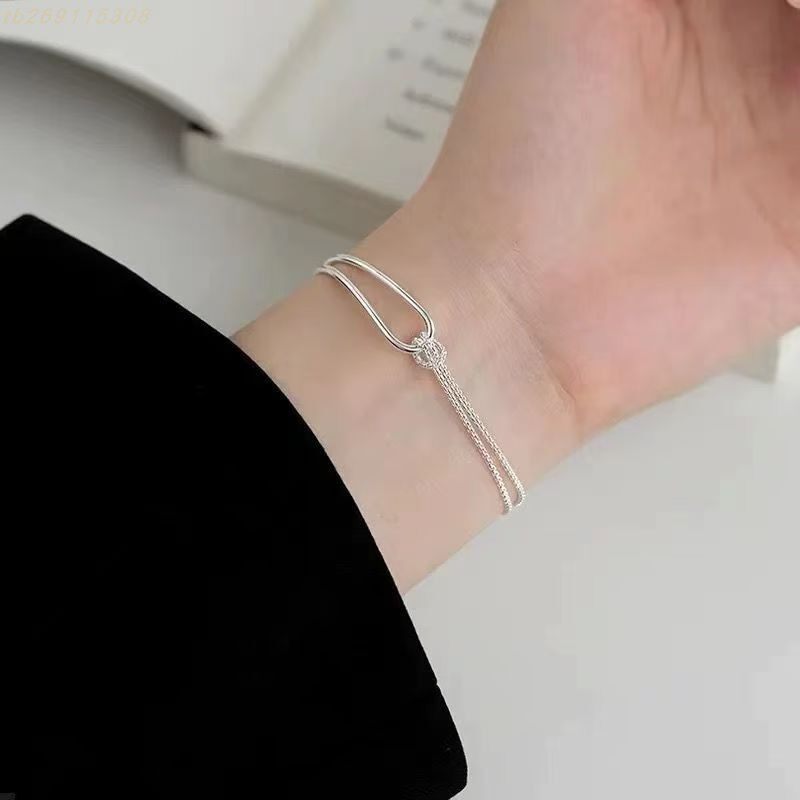 Woven Snowflake Leaf Bracelet
