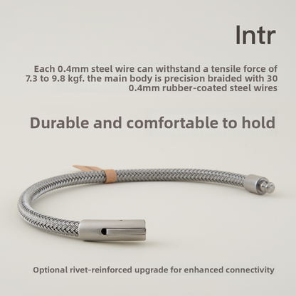 Woven Stainless Steel Bracelet