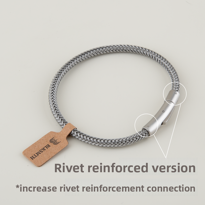 Woven Stainless Steel Bracelet