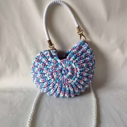 Woven Straw Bucket Bag