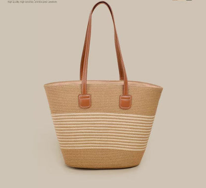 Woven Straw Shoulder Bag