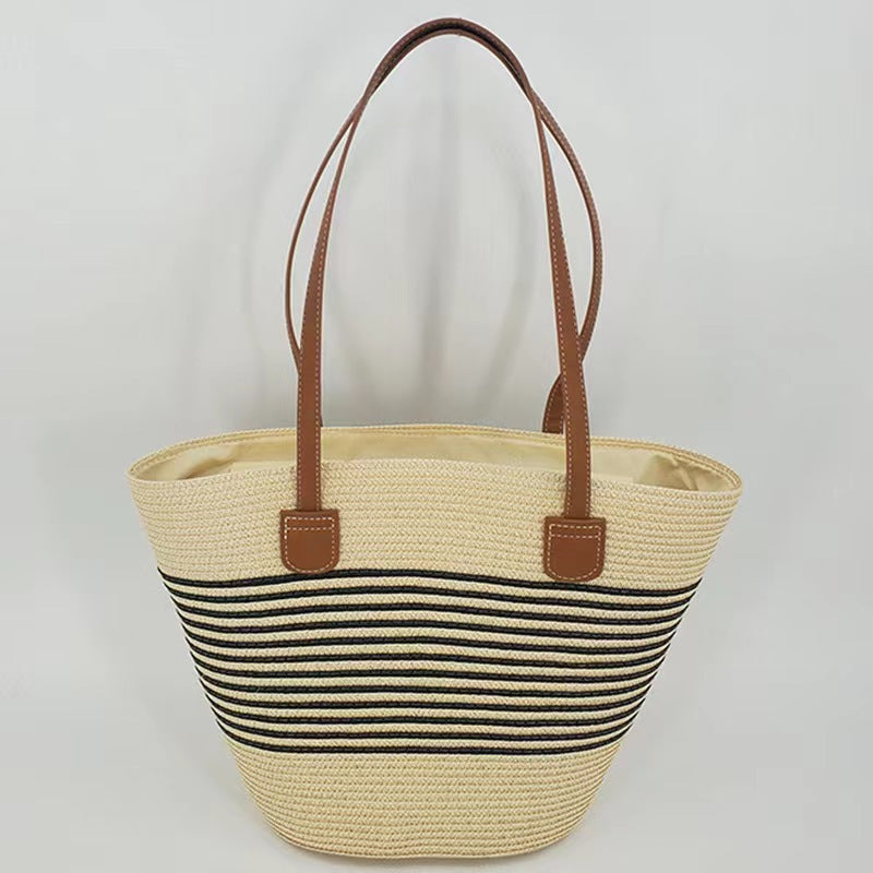 Woven Straw Shoulder Bag