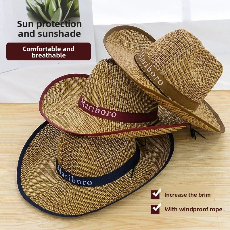 Woven Straw Sun Hat