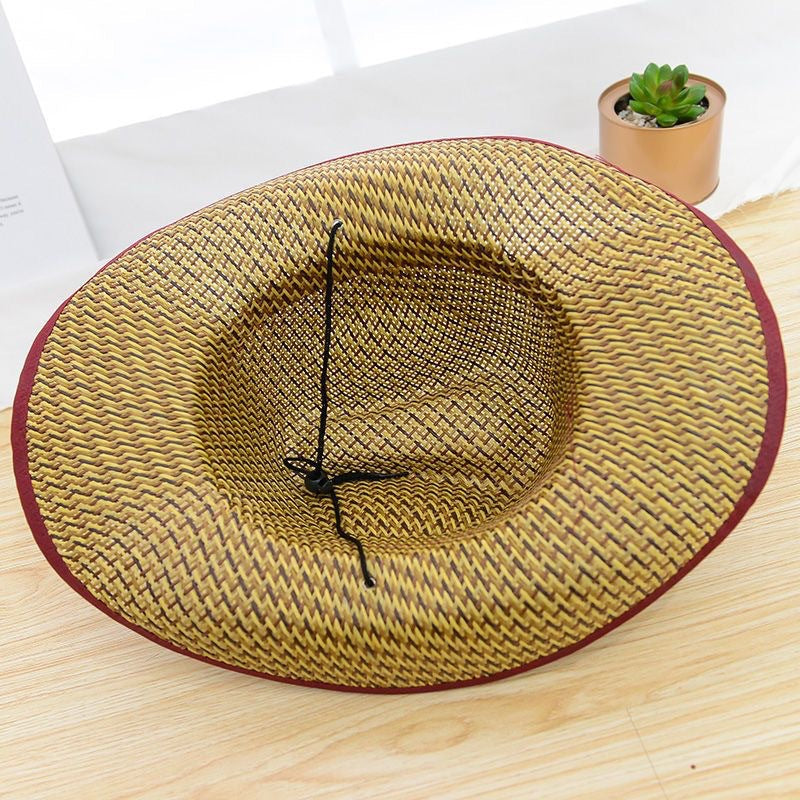 Woven Straw Sun Hat