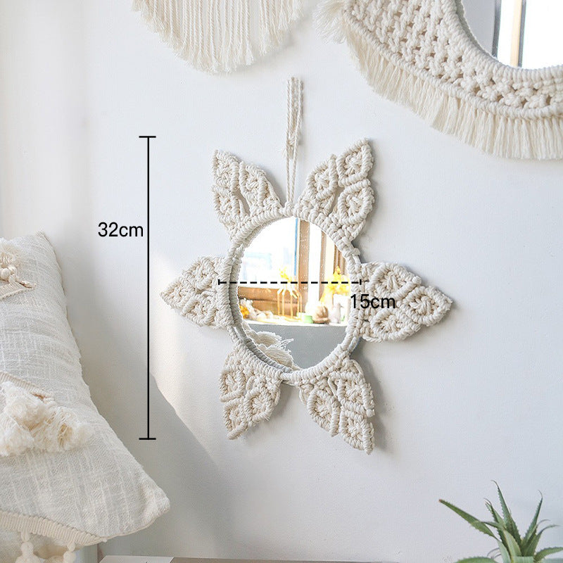 woven wall mirror