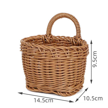 Woven Wall Mounted Storage Basket